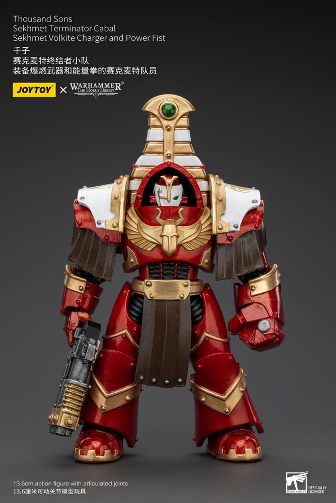 MADE TO ORDER Warhammer The Horus Heresy Action Figure 1/18 Thousand Sons Sekhmet Terminator Cabal Sekhmet Volkite Charger and Power Fist 14 cm *SPECIAL PRICE* SOLD OUT