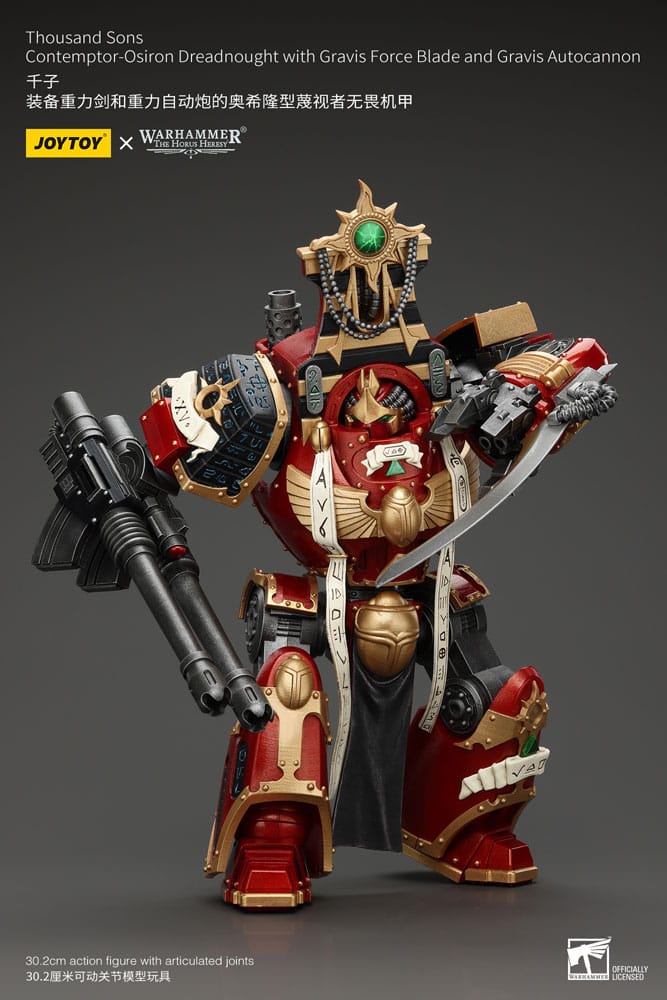 MADE TO ORDER Warhammer The Horus Heresy Action Figure 1/18 Thousand Sons Contemptor-Osiron Dreadnought with Gravis Force Blade And Gravis Autocannon 30 cm *SPECIAL PRICE*