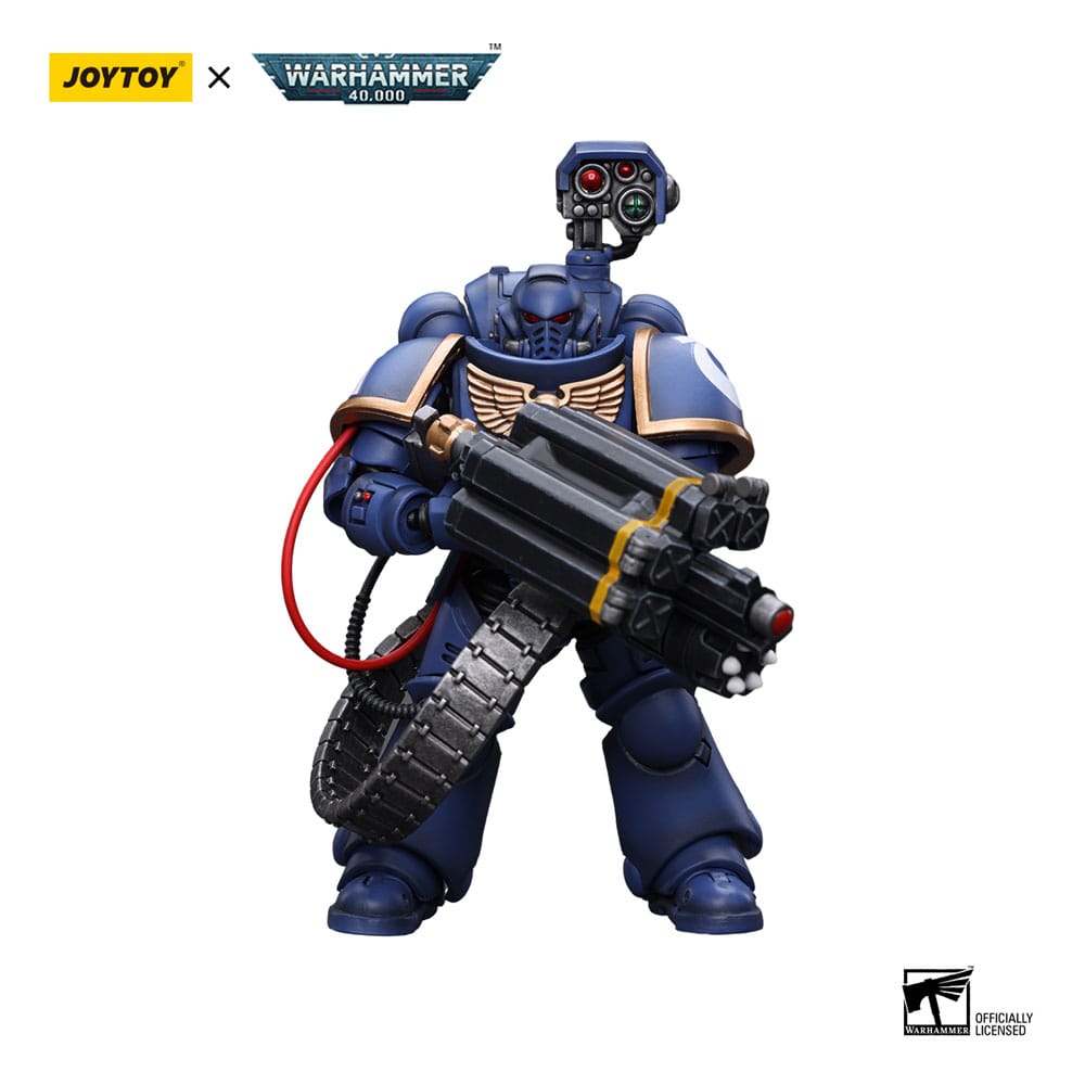 SU ORDINAZIONE Warhammer 40k Action Figure 1/18 Ultramarines Desolation Marine with Castellan Launcher (Superfrag) 12 cm