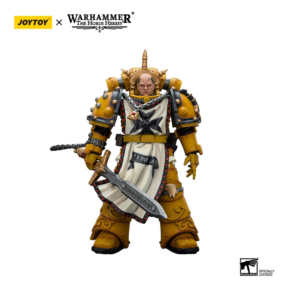Auf Bestellung gefertigte Warhammer The Horus Heresy Actionfigur 1/18 Imperial Fists Sigismund, Erster Captain der Imperial Fists 12 cm
