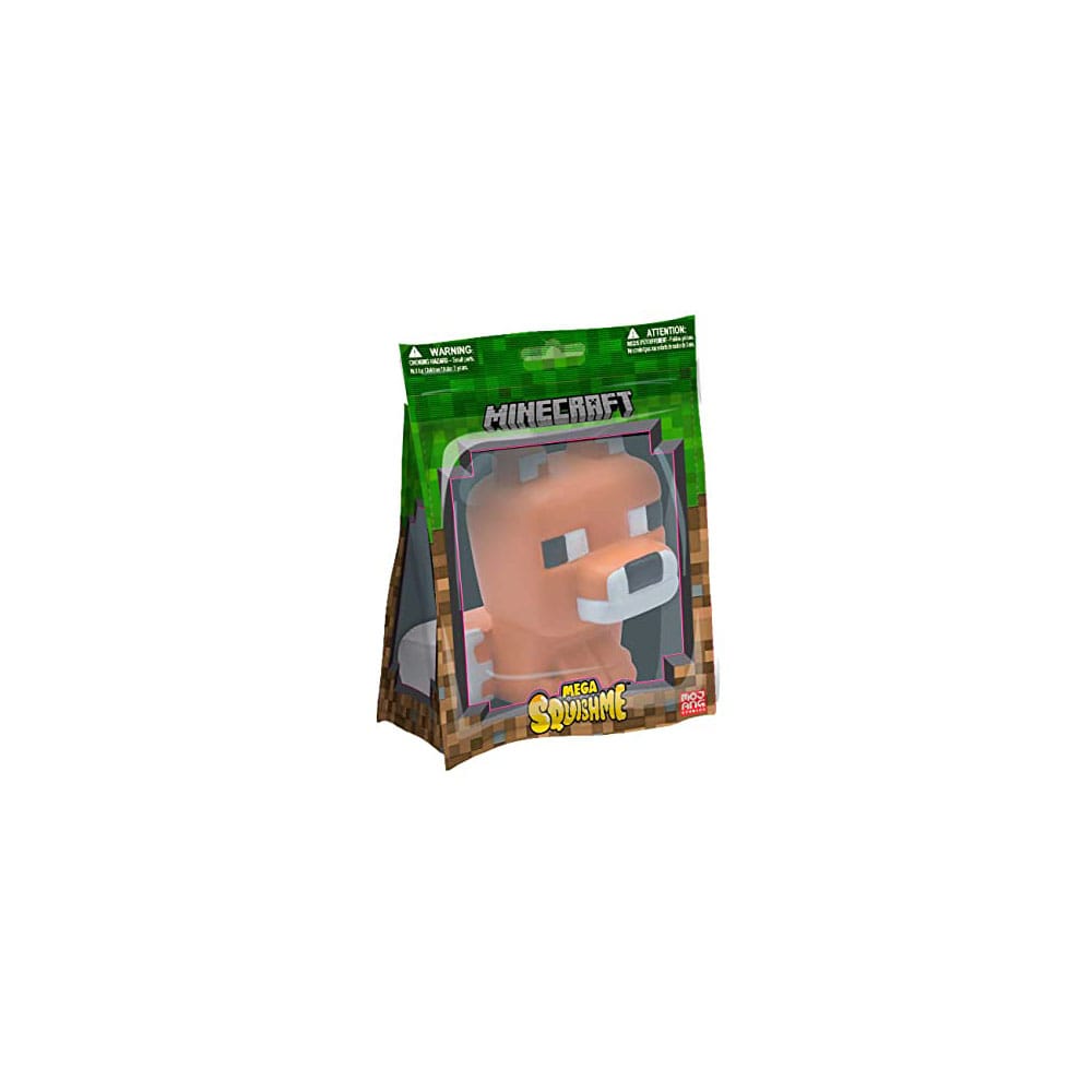 🧪 LAB | SU ORDINAZIONE Minecraft Mega Squishme Anti-Stress Figure 15 cm Series 3 Fox 15 cm