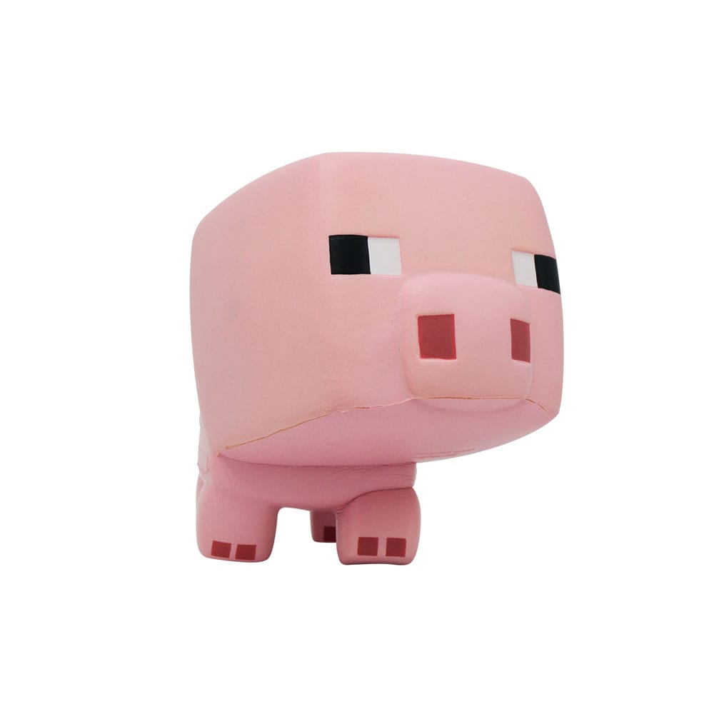 🧪 LAB | SU ORDINAZIONE Minecraft Mega Squishme Anti-Stress Figure Series 1 Pig 15 cm