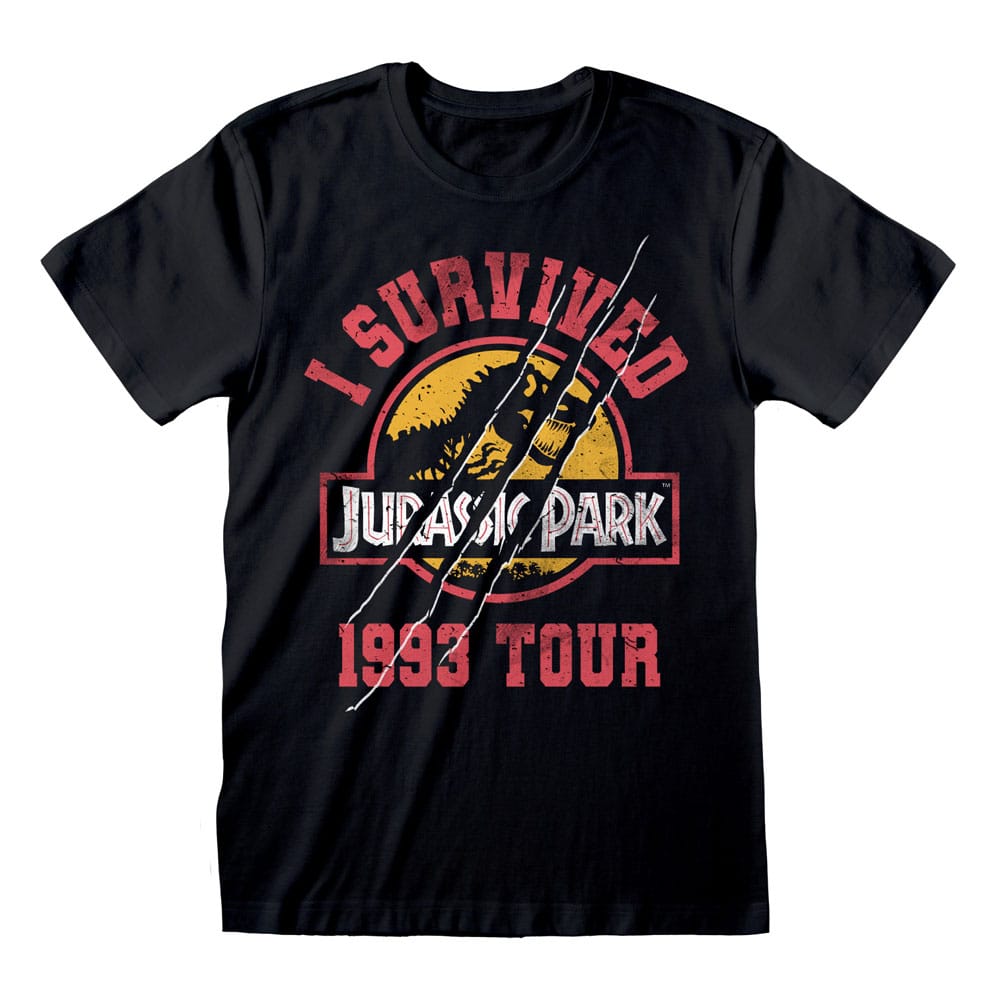 MADE TO ORDER Jurassic Park T-Shirt I Survived 1993 Size S