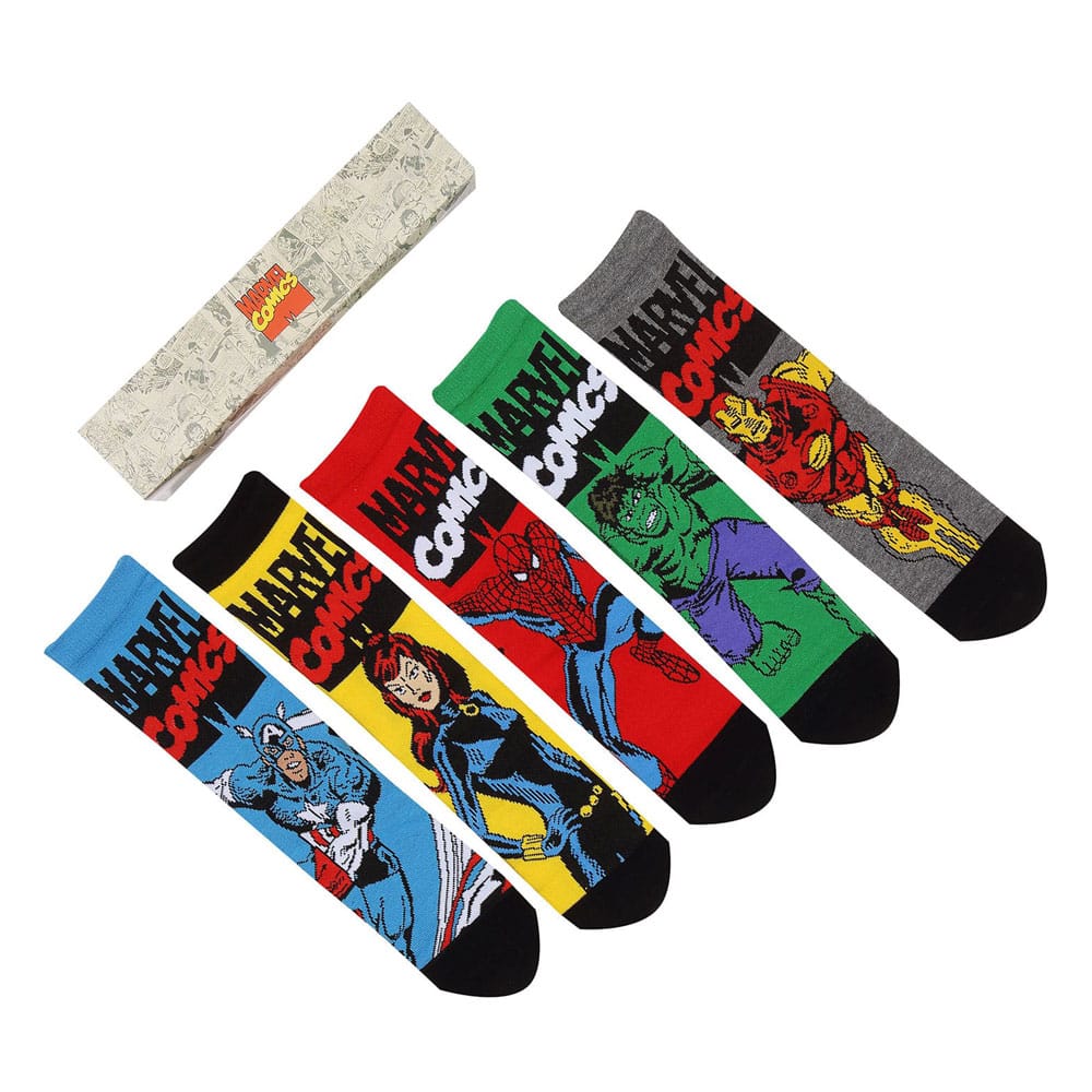 SU ORDINAZIONE Marvel Socks 5-Pack Avengers S-M