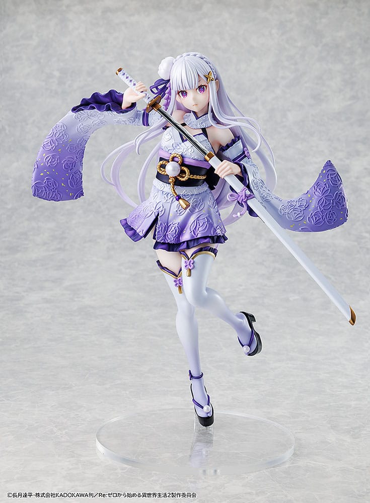 PREORDINE+ 03/2026 Re:ZERO -Starting Life in Another World- PVC Statue 1/7 Emilia Combat Outfit ver. 24 cm