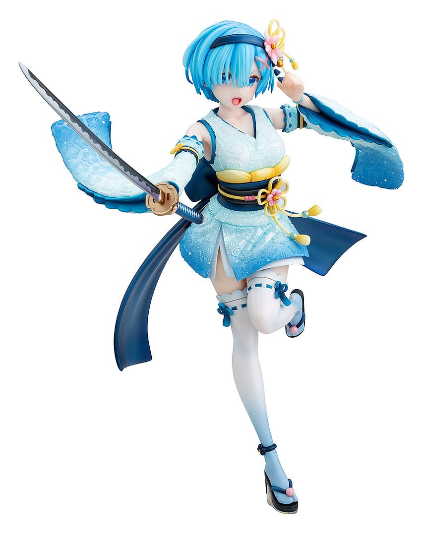 SU ORDINAZIONE Re:ZERO -Starting Life in Another World- PVC Statue 1/7 Rem Combat Outfit Ver. 22 cm