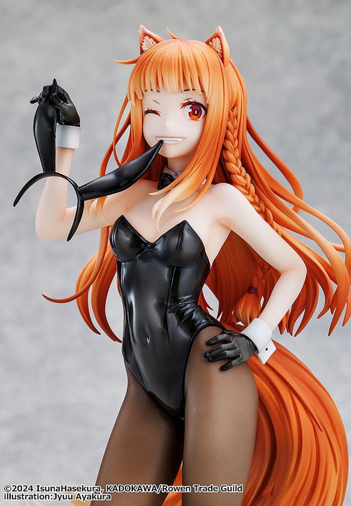 PREORDINE 05/2026 Spice and Wolf: Merchant Meets the Wise Wolf PVC Statue 1/7 Holo Light Novel bunny Ver. illustration by Jyuu Ayakura 23 cm  (PREORDINE NON CANCELLABILE)
