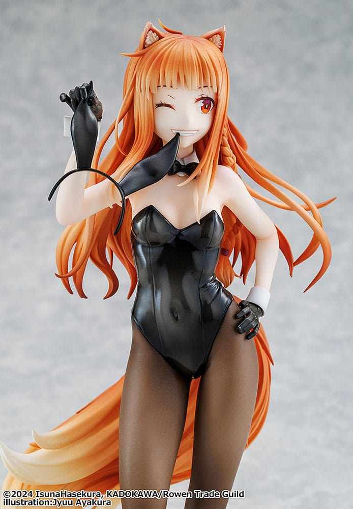 PREORDINE 05/2026 Spice and Wolf: Merchant Meets the Wise Wolf PVC Statue 1/7 Holo Light Novel bunny Ver. illustration by Jyuu Ayakura 23 cm  (PREORDINE NON CANCELLABILE)