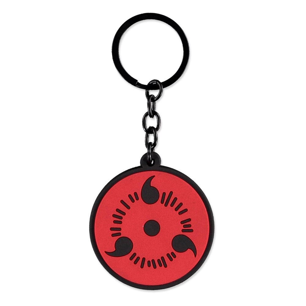 SU ORDINAZIONE Naruto Shippuden Rubber-Keychain Sharingan