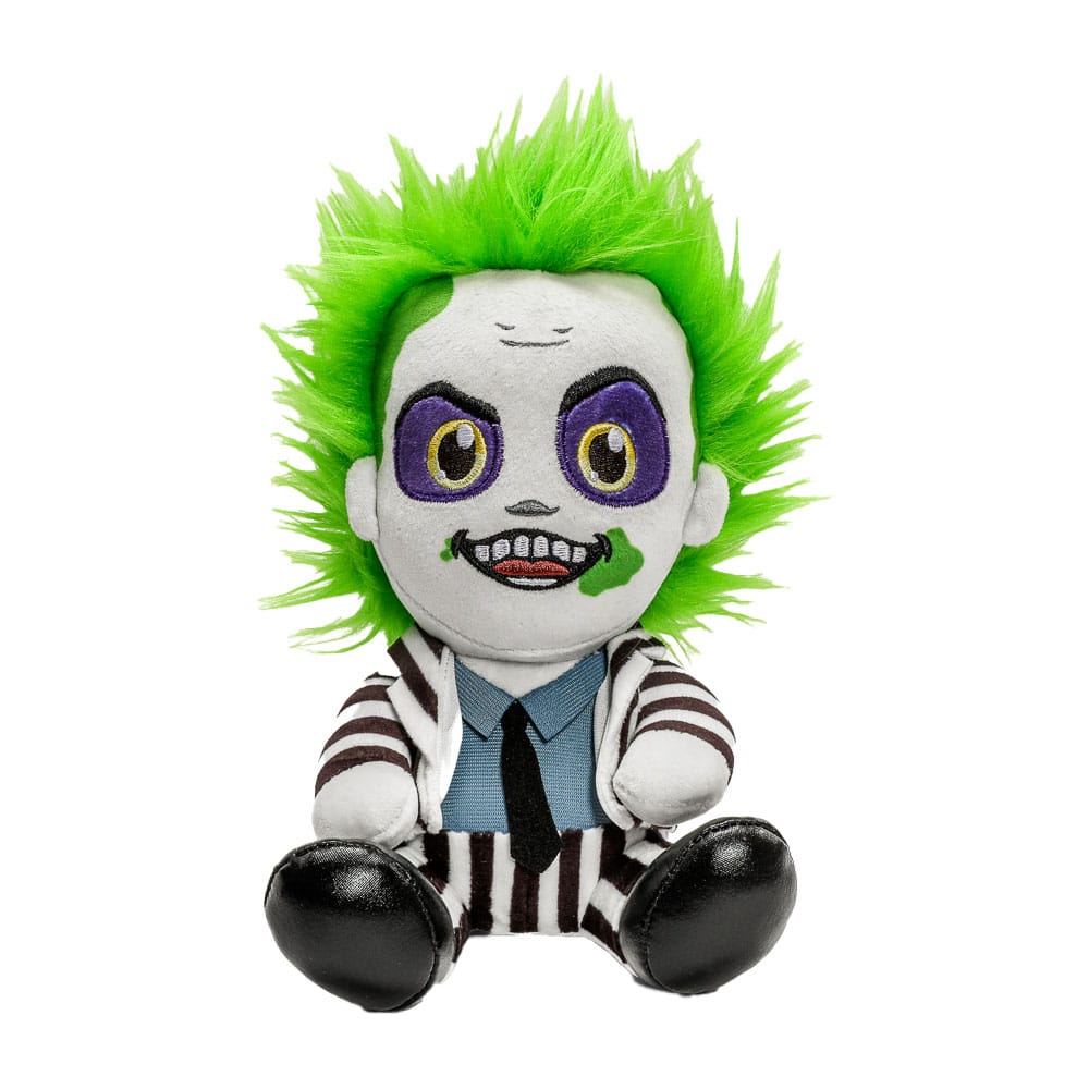 MADE TO ORDER Beetlejuice Phunny Plush Figure Beetlejuice Sitting with Striped Outfit 18 cm