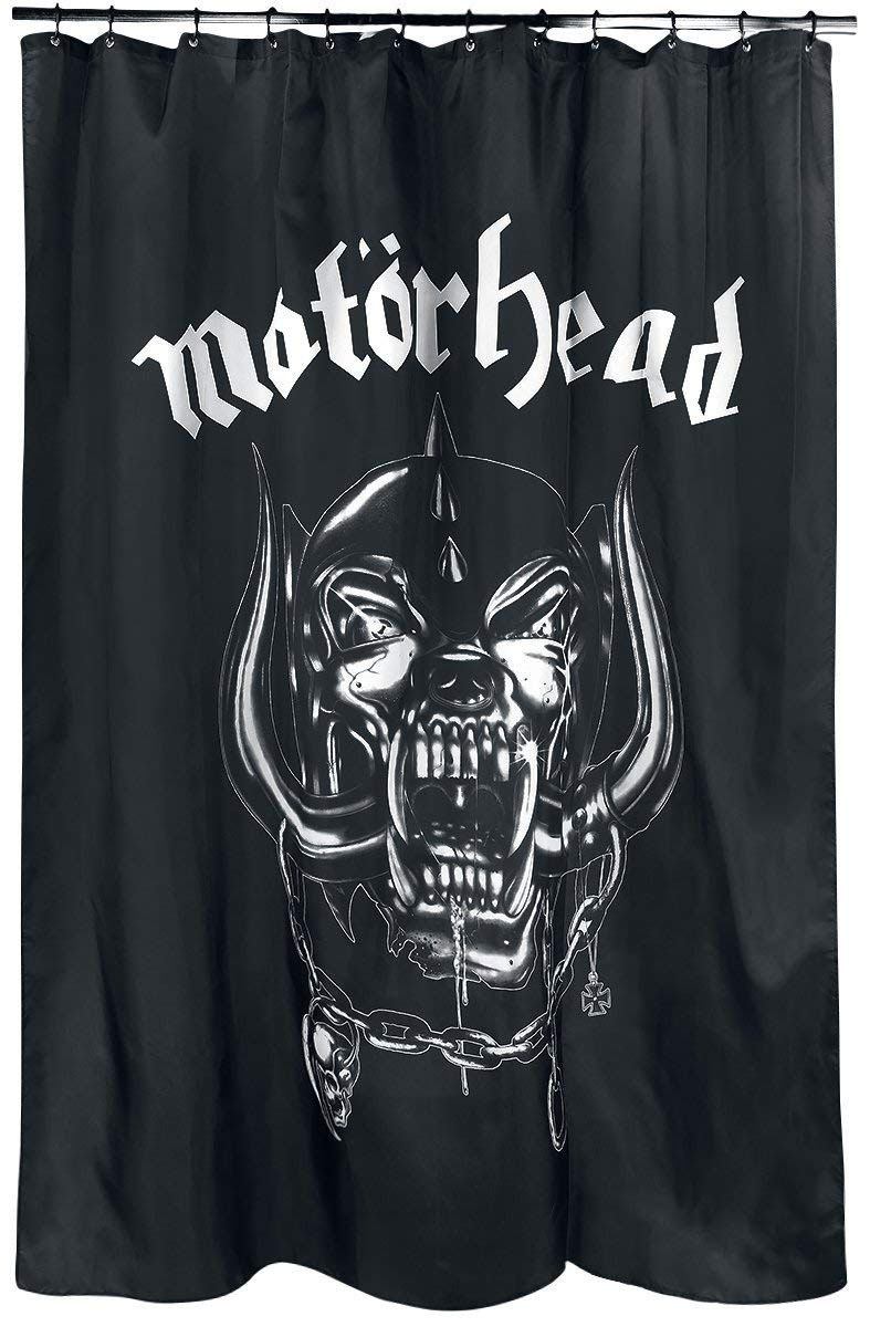 MADE TO ORDER Motörhead Shower Curtain Warpig Logo