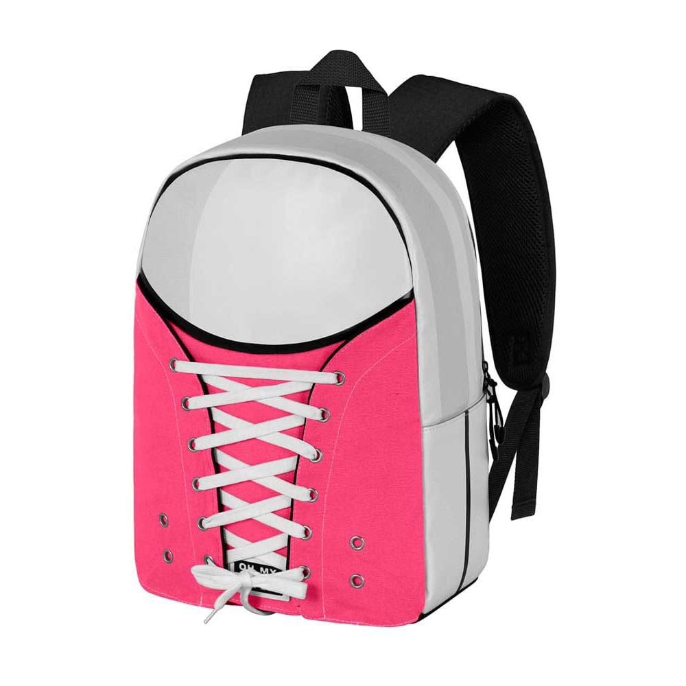 AUF BESTELLUNG GEFERTIGT Oh My Pop! Rucksack Fuchsia-Sneakers