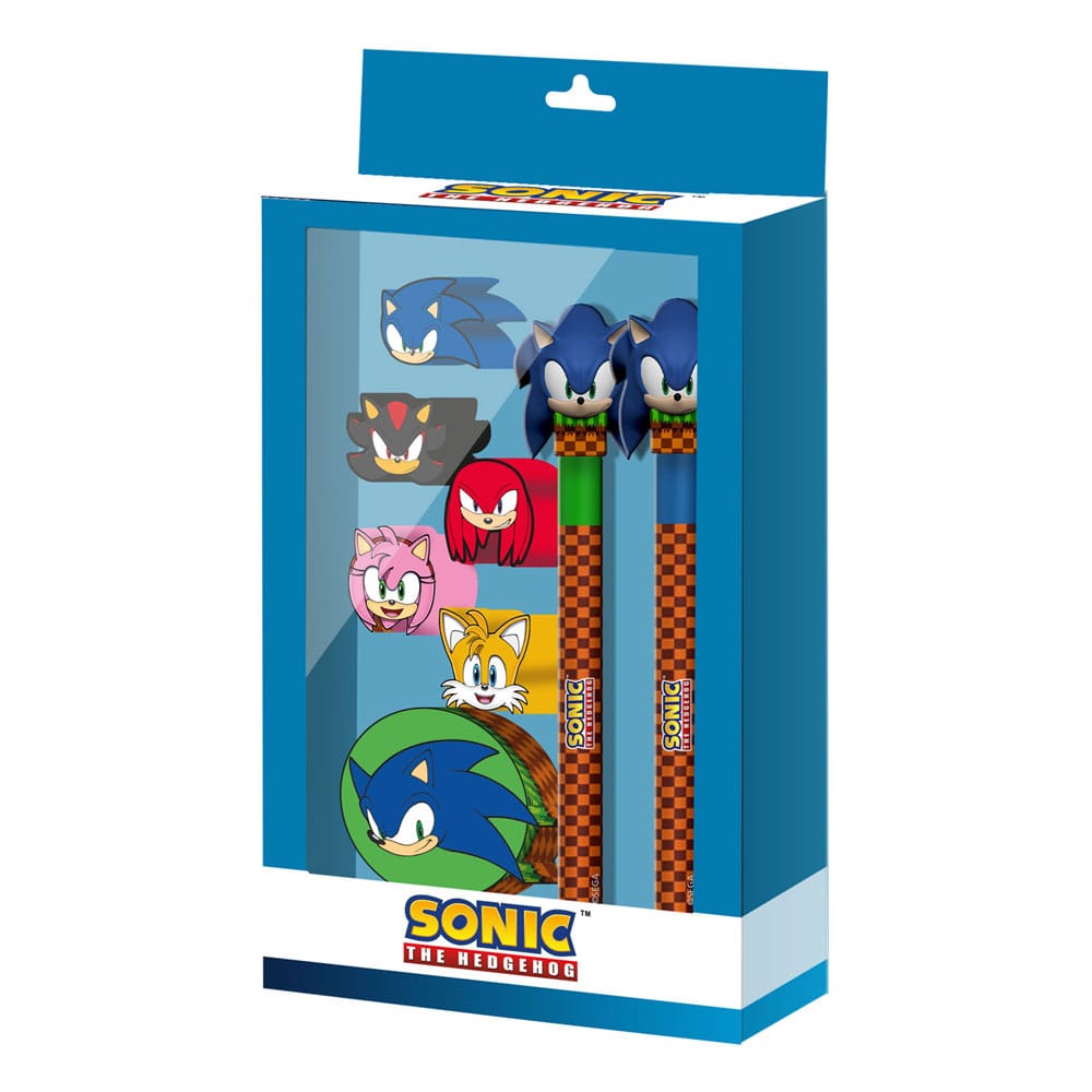 Sonic – Das Igel-Schreibset (8er-Pack) – auf Bestellung gefertigt