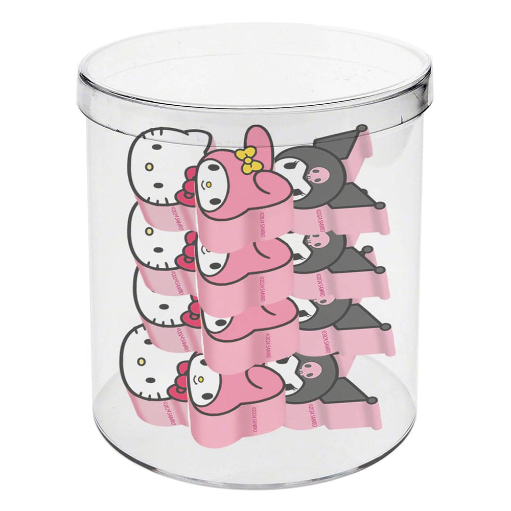 Sanrio Radiergummis, 12er-Packung (auf Bestellung gefertigt)