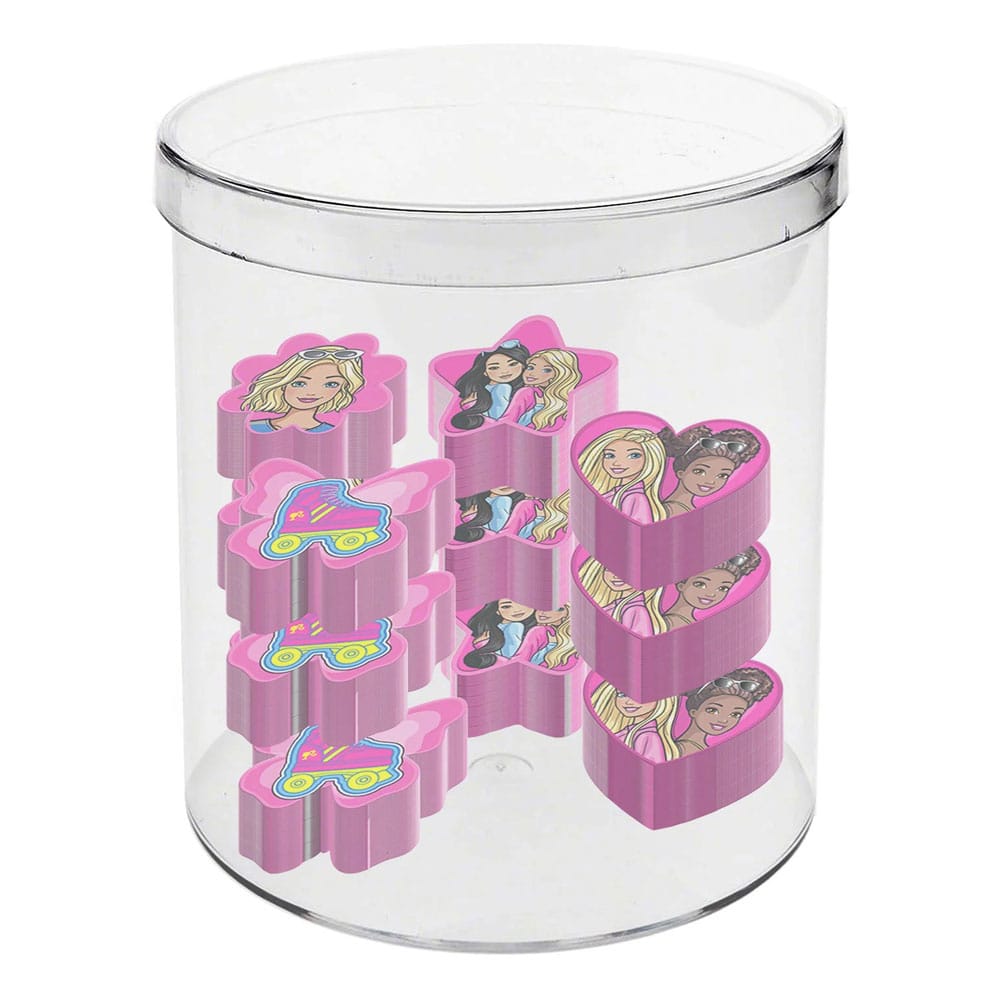 SU ORDINAZIONE Barbie Erasers 12-Pack