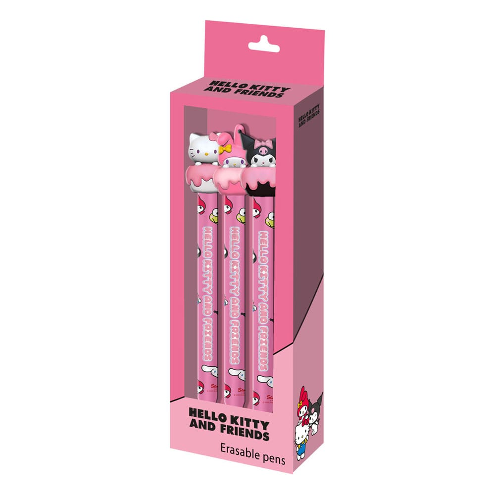 MADE TO ORDER Sanrio Erasable Gel Pens 3-Pack