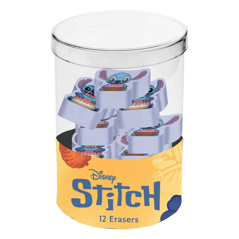 MADE TO ORDER Lilo &amp; Stitch Erasers 12-Pack