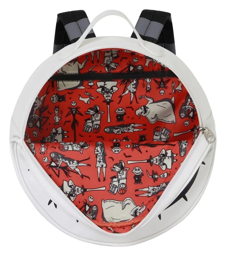 🧪 LAB | SU ORDINAZIONE Nightmare before Christmas Round Shoulder Backpack Bone
