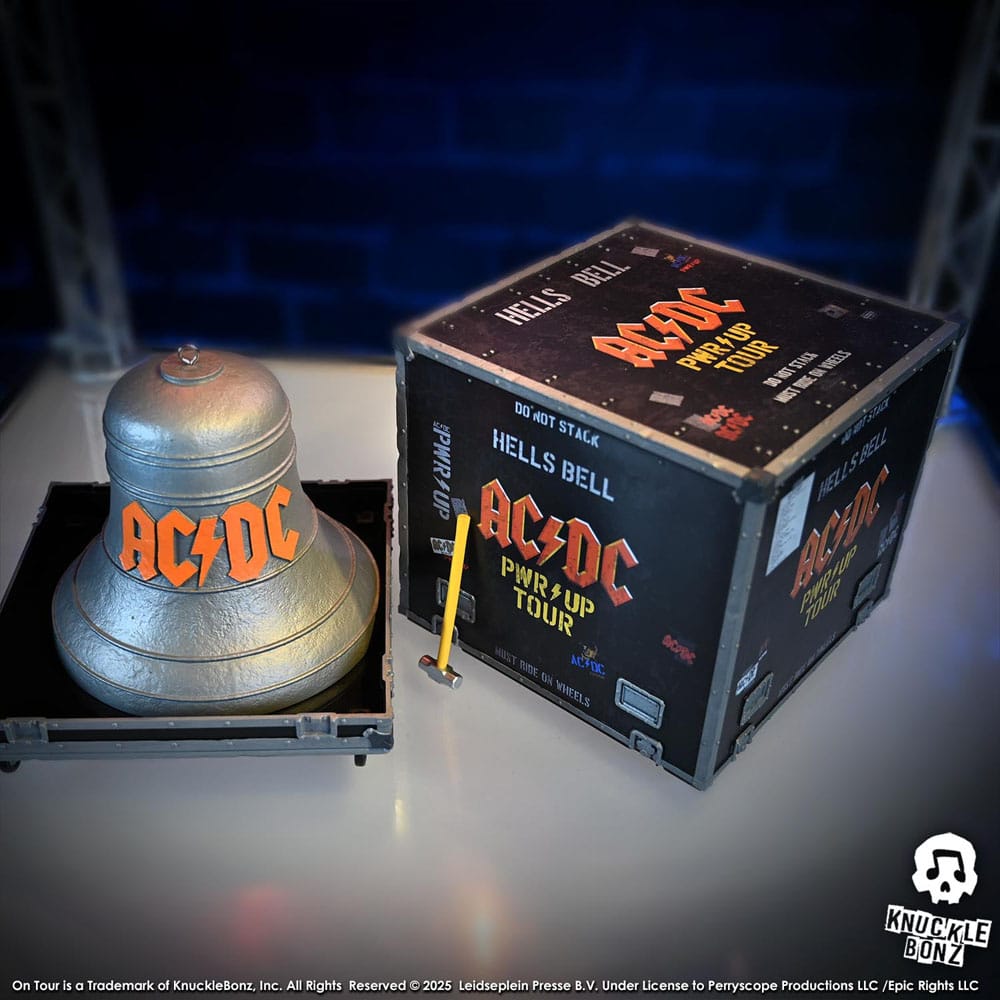 🧪 LAB | SU ORDINAZIONE AC/DC Rock Ikonz On Tour Statue PWR UP Tour Hells Bell