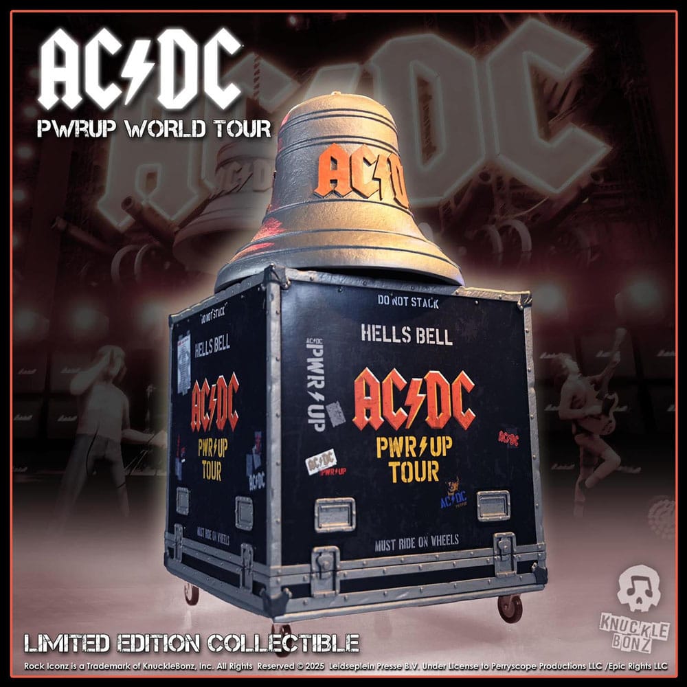 🧪 LAB | SU ORDINAZIONE AC/DC Rock Ikonz On Tour Statue PWR UP Tour Hells Bell