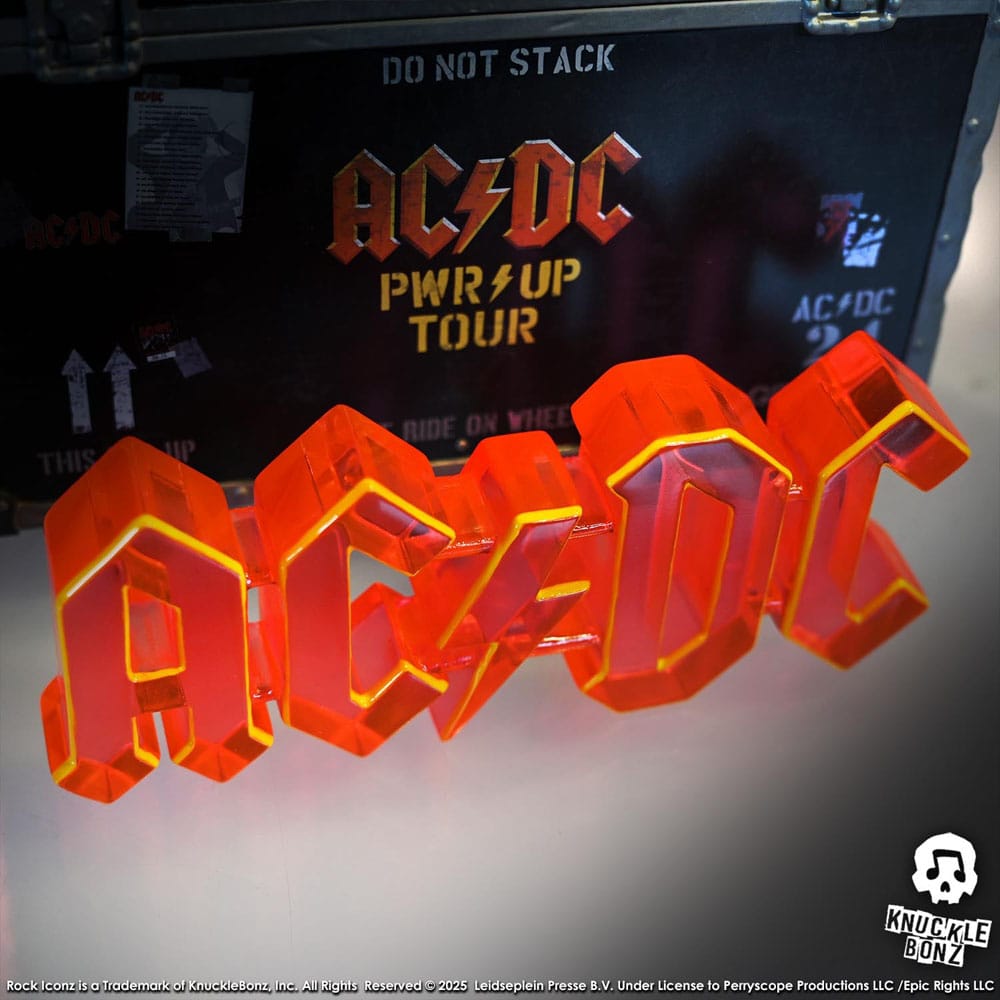 🧪 LAB | SU ORDINAZIONE AC/DC Rock Ikonz On Tour Statue PWR UP Tour Road Case