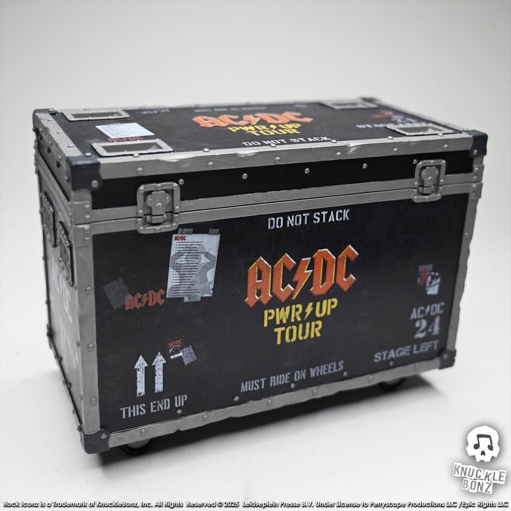 🧪 LAB | SU ORDINAZIONE AC/DC Rock Ikonz On Tour Statue PWR UP Tour Road Case