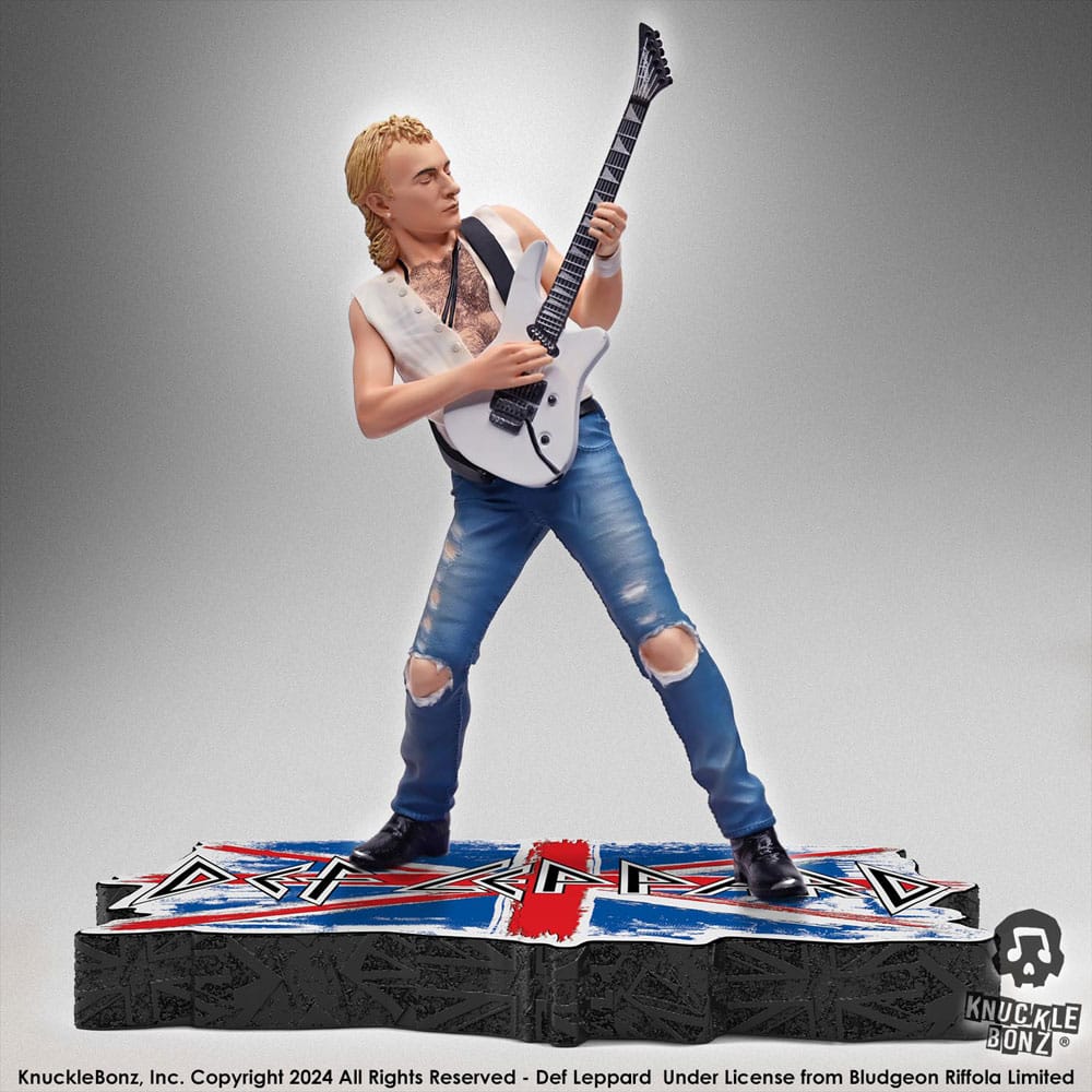 SU ORDINAZIONE Def Leppard Rock Iconz Statue Phil Collen 24 cm