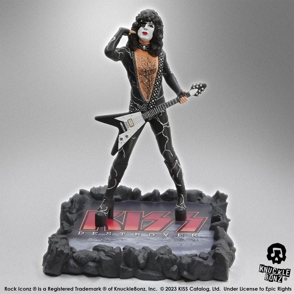 SU ORDINAZIONE Kiss Rock Iconz Statue The Starchild (Destroyer) 22 cm