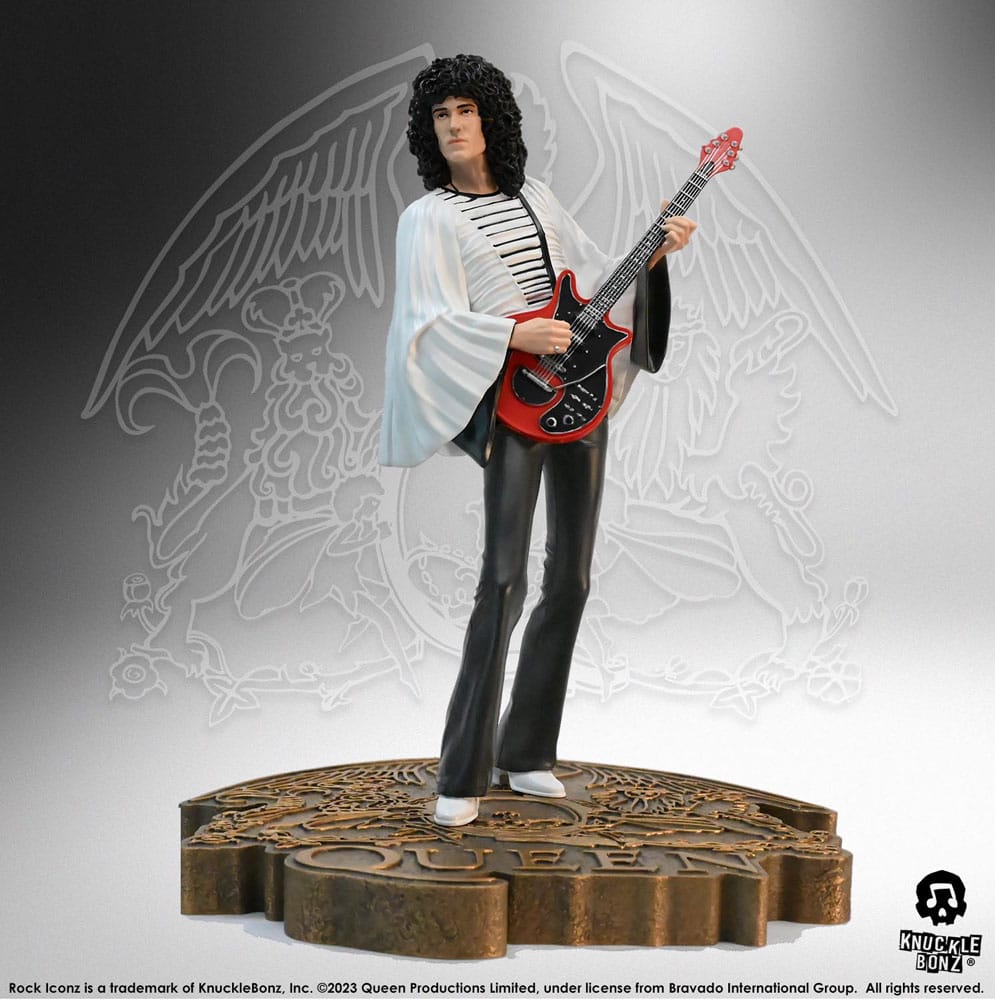 MADE TO ORDER Queen Rock Iconz Statue Brian May II (Sheer Heart Attack Era) 23 cm