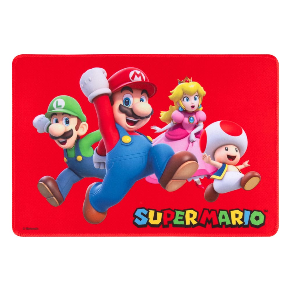 AUF BESTELLUNG HERGESTELLT Super Mario Mauspad Gruppe 35 x 25 cm *SONDERPREIS*