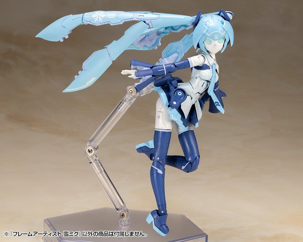 SU ORDINAZIONE Frame Arms Plastic Model Kit 1/100 Frame Artist Snow Miku 16 cm