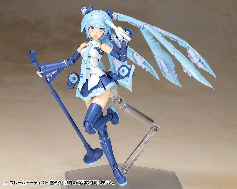 SU ORDINAZIONE Frame Arms Plastic Model Kit 1/100 Frame Artist Snow Miku 16 cm