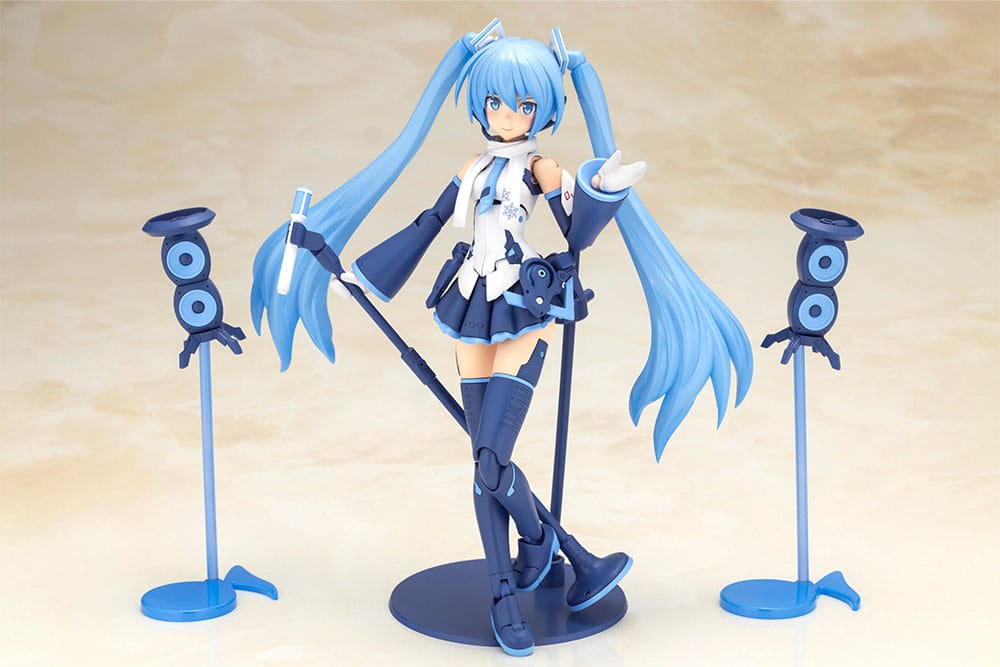 VORBESTELLUNG+ 07/2026 Frame Arms Girl x Hatsune Miku Plastikmodellbausatz Frame Music Girl Snow Miku Another Color Ver. 15 cm