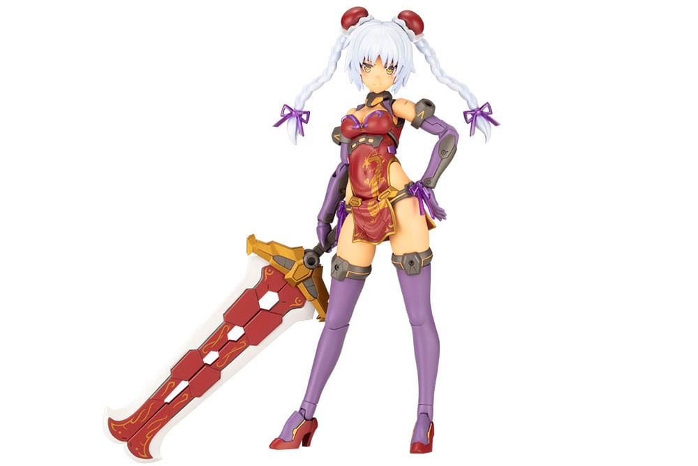 Auf Bestellung gefertigt: Frame Arms Girl Plastikmodellbausatz Hresvelgr=Rufus Qipao Ver. 17 cm
