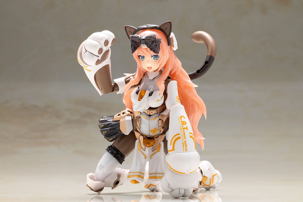 PREORDINE+ 08/2026 Frame Arms Girl Plastic Model Kit Durga I Cat Armor Ver. Calico 16 cm