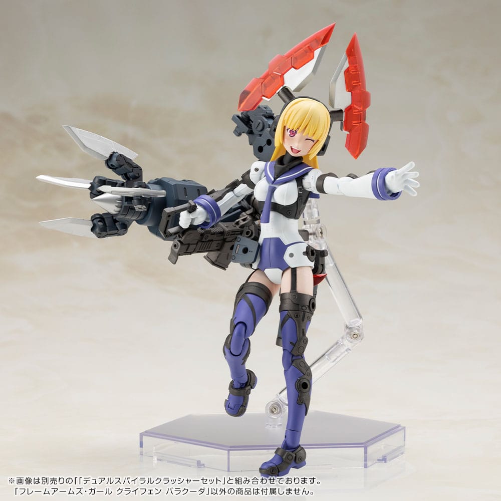 SU ORDINAZIONE Frame Arms Girl Plastic Model Kit Greifen Barracuda 15 cm     