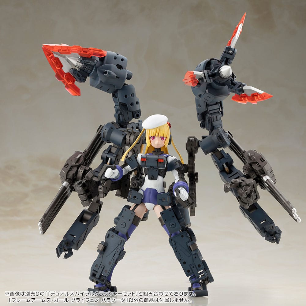 SU ORDINAZIONE Frame Arms Girl Plastic Model Kit Greifen Barracuda 15 cm     