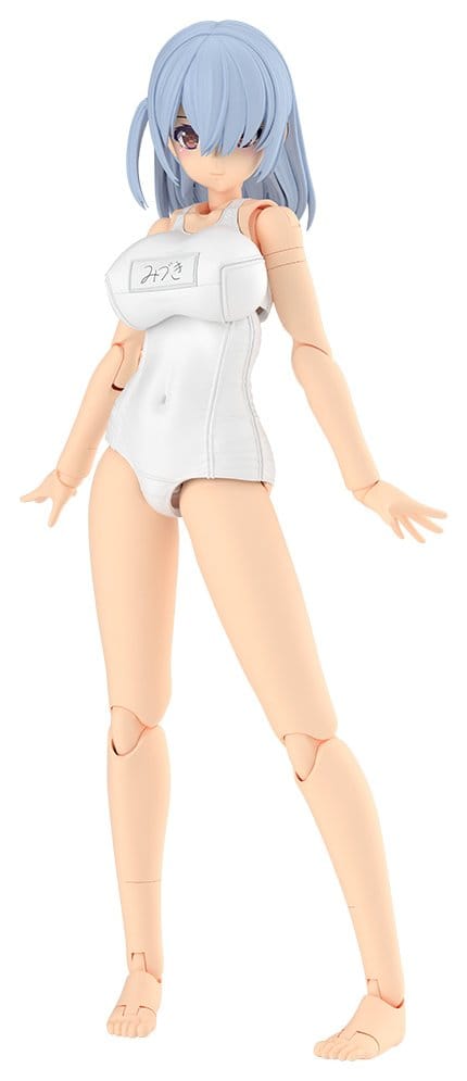 PREORDINE+ 06/2027 Frame Arms Girl Plastic Model Kit Mizuki School Swimsuits White Ver. 16 cm