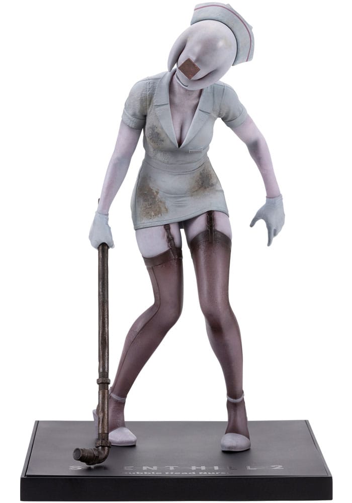 SU ORDINAZIONE Silent Hill 2 Oshi Works Statue Bubble Head Nurse 22 cm         