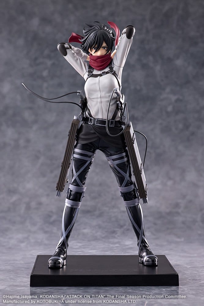 PREORDINE+ 05/2027 Attack on Titan: The Final Season Oshi Works PVC Figure Mikasa Ackerman The Final Season Ver. 25 cm