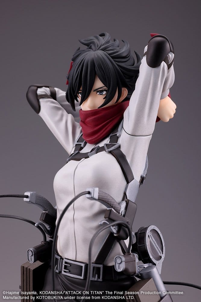 PREORDINE+ 05/2027 Attack on Titan: The Final Season Oshi Works PVC Figure Mikasa Ackerman The Final Season Ver. 25 cm