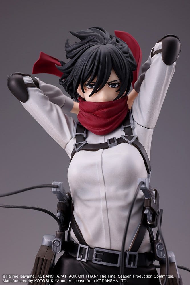 PREORDINE+ 05/2027 Attack on Titan: The Final Season Oshi Works PVC Figure Mikasa Ackerman The Final Season Ver. 25 cm