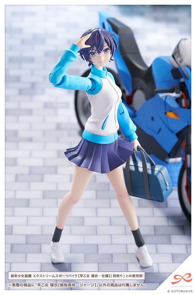 SU ORDINAZIONE Sousai Shojo Teien Plastic Model Kit 1/10 Rui Saotome Touhou High School Tracksuit 16 cm