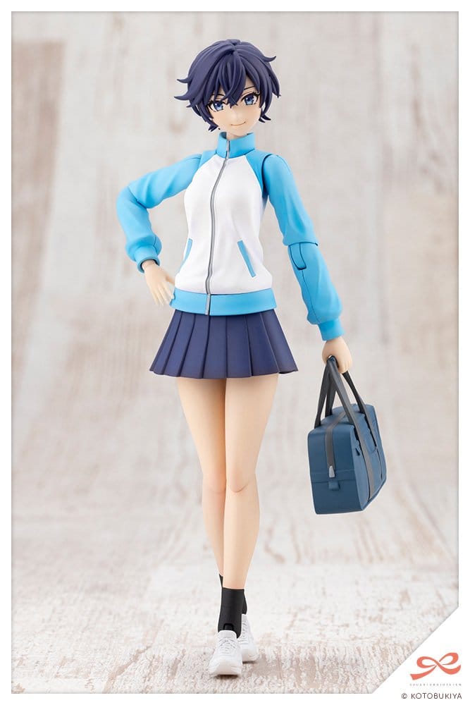 SU ORDINAZIONE Sousai Shojo Teien Plastic Model Kit 1/10 Rui Saotome Touhou High School Tracksuit 16 cm