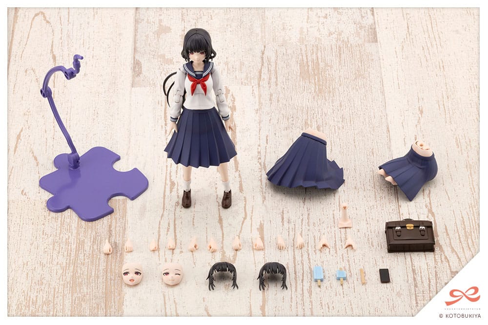 PREORDINE+ 01/2026 Sousai Shojo Teien Plastic Model Kit 1/10 Kuon Yakushiji Toudou High School Uniform 16 cm