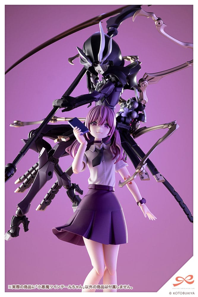 SU ORDINAZIONE Sousai Shojo Teien Plastic Model Kit 1/10 Little Devil Twin Tails 15 cm