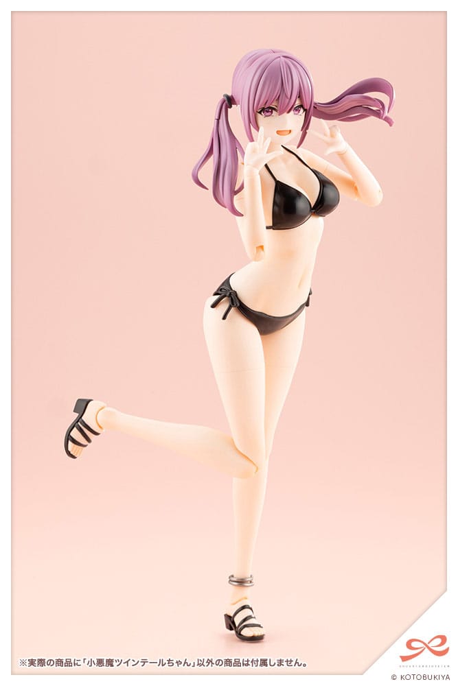 SU ORDINAZIONE Sousai Shojo Teien Plastic Model Kit 1/10 Little Devil Twin Tails 15 cm