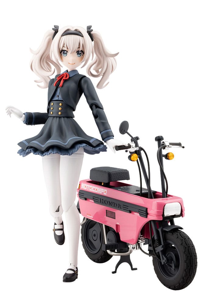 SU ORDINAZIONE Sousai Shojo Teien Plastic Model Kit 1/10 Emma Koishikawa Nocturne with Honda AB12 Motocompo 14 cm     