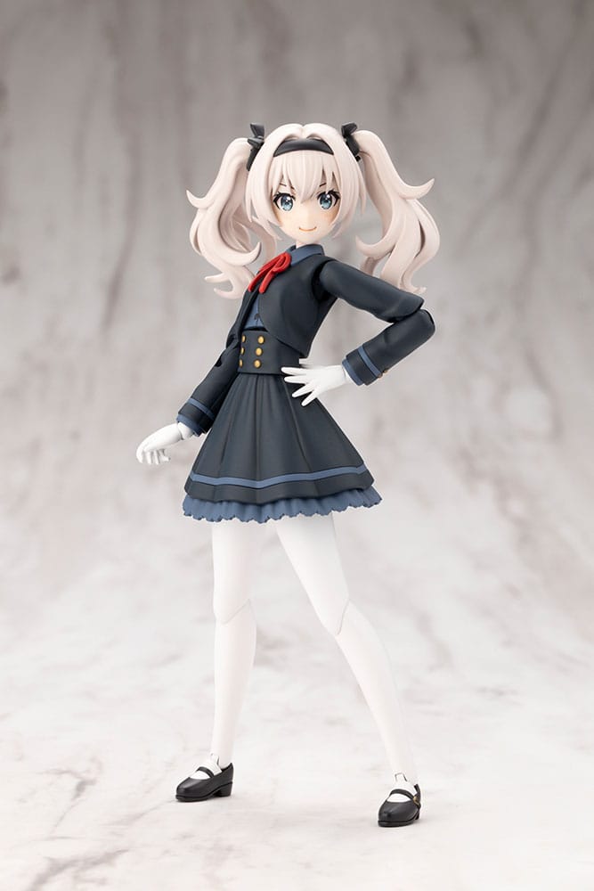 SU ORDINAZIONE Sousai Shojo Teien Plastic Model Kit 1/10 Emma Koishikawa Nocturne with Honda AB12 Motocompo 14 cm     