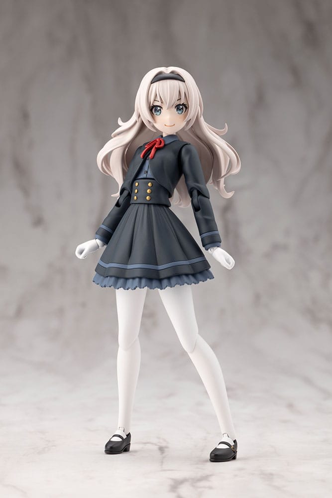 SU ORDINAZIONE Sousai Shojo Teien Plastic Model Kit 1/10 Emma Koishikawa Nocturne with Honda AB12 Motocompo 14 cm     